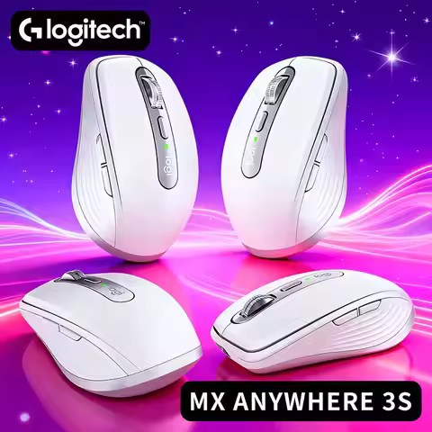 Logitech MX Anywhere 3S Wireless Mouse - 8000 DPI Darkfield, MagSpeed Hyper-Scroll, 3-Device Bluetoo