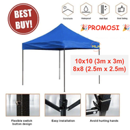 MLK 🔥 Raya Promosi 🔥 8x8/ 10x10 Canopy [Sell with Set]/ 1PCS PER ORDER Market canopy/ kanopi/ Kanopi Khemah Pasar