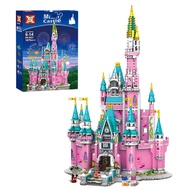 Pink Disneyland Castle Park Large Girls Puzzle Assembly Lego LEGO Building Block Childrens Toys 902