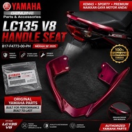 HANDLE BAR BELAKANG , ORIGINAL HLY LC135 V8 B17-F4773-00-PH MERAH SE