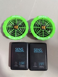 B仔19v風扇&森思電
