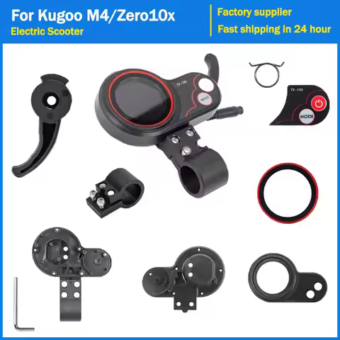 Electric Scooter Instrument TF-100 Jh-01 Display Dashboard LCD Outdoor Portable for Zero10x / Kugoo 