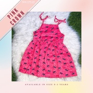 PINK CROWN KIDS DRESS