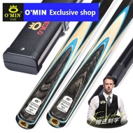 O'MIN ASSASSIN  Handmade Snooker Cue 3/4  structure with O'MIN box and accessories 11.5mm Tip Billiar Pool cue