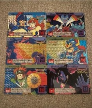 經典  勇者鬥惡龍第1代閃卡  三角閃   【1號閃卡】DRAGON QUEST PART 1閃咭  全套6閃                           【日版1991年出品】       