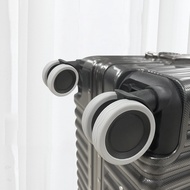 8pcs/set Silicone Luggage Universal Wheel Protectors Cover Noise Reduction, Wear and Shock Proof Sle