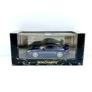 A20 German Mini Cut Minichamps 1/43 Porsche Porsche 911 996 GT3 Dark Blue Alloy Car Model, Original 