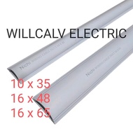 Nichi Wiring cable duct floor curve 16x65 length 1 meter Curve floor duct cable/ 16x65