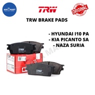 Genuine TRW Front Brake Pads For Hyundai I10 PA / Kia Picanto SA / Naza Suria