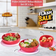 F&V store trio angelo package 3 round food containers with 3 sizes