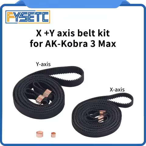 For Kobra 3 MAX Synchronous Belt Kobra 3MAX X Y Z 6mm/10mm Width Belt High Quality 3D Printer Replac