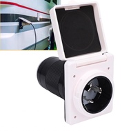 RV Plug Twist Lock Inlet 50 Amp NEMA SS2-50P Enclosed Lockable Flange Male for Trailer Ship Caravan 