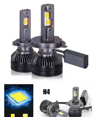 TCYATOTCYATO H7 LED 500000LM 600W Bulb Headlight 6000K Double Copper Tube Fog Light K5C F5C H4 H7 H8