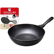 DOSHISHA 470g, deep frying pan that says "light" Gorilla Hitotsumami 28cm, gas flame only, stir-fry 