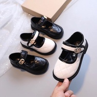 Premium black and white girls' flat shoes girls' ballet shoes school shoes girls' shoes latest model