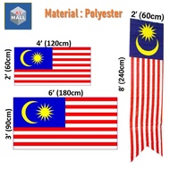 Malaysia Flag (Polyester) 2x4, 3x6, 2x8, Bunting flag Bendera Malaysia