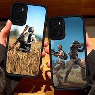 S44 PUBG Game Casing for OPPO A57e A96 A77s A57s A36 A77 A57 A76 black