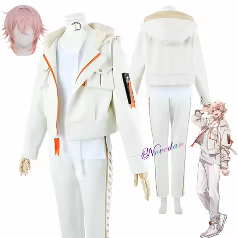 Rokuta Paradox Live 1Nm8 Cosplay Costume Wig Anime Hip Hop Clothes Jacket Uniform Suit Fancy Party D