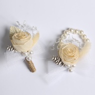 Wrist Flower Mori Style Korean Style Wedding Bridal Corsage Sisters Group Hand Flower Wedding Fresh 