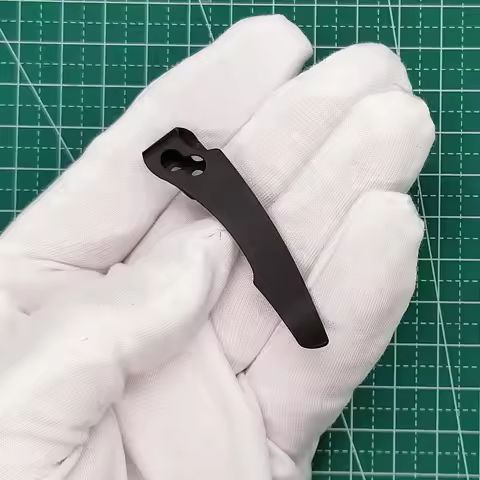 1 Piece Custom Made Titanium Alloy Pocket Knife Clip 3-Hole for Cold Steel Recon1 Knives Clips Repla