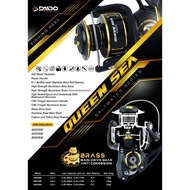 Daido QUEEN SEA SW POWER HANDLE Fishing REEL Size 4000 6000 8000