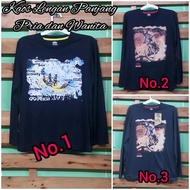 kaos t-shirt lengan panjang rigi outdoor original not rei eiger