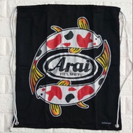 Drawstring Bag Beg Jerut Beg Helmet Arai Koi