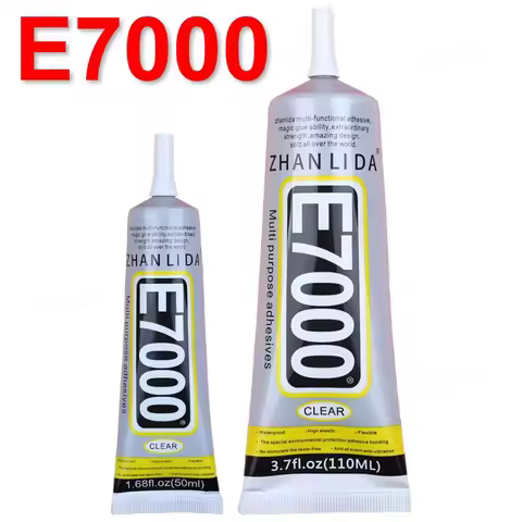 E7000 Glue Phone Repair Rhinestone Fabric Textile Clothes Jewelry Shoe DIY Crafting Leather Phone Re
