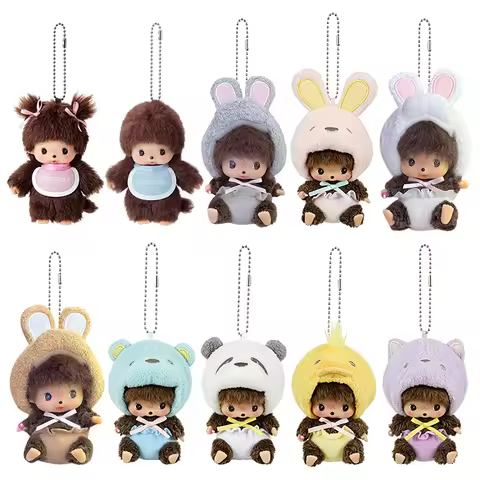 Monchichi Keyring Monchhichi Keychain Original Monchhichi Hanging Pendants Bag Charms Accessories Ch