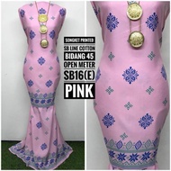 KAIN PASANG - SONGKET PRINTED