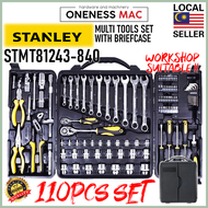 STANLEY MULTI TOOLS SET WITH BRIEFCASE 110PCS STMT81243-840 WORKSHOP TOOLS SET BENGKEL USE