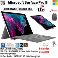 Microsoft Surface Pro 5 LTE /surface pro-7 Touch Screen core i7/core i5 8GBRAM/256GBSSD