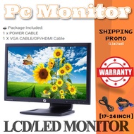 (Refurbished) Dell, Lenovo,HP , HP PC Monitor WIDESCREEN LED MONITOR (17inch - 24 Inch ) LCD Monitor