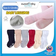 SWEETBABY Seluar Legging Baby Perempuan Lelaki Premium Cotton Tight Pant Boy Girl Newborn Sock Stoki