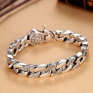 Xiangxu Bracelet Men's Six-Character Mantra Rotatable Trendy Wide Version Men's Domineering Atmosphe