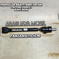 3401A551 KOPEL DEPAN TRITON 2500CC KB4T NEW PROPELLER SHAFT ASSY DEPAN TRITON 2500CC KB4T NEW