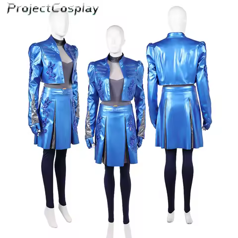 Chloe Cosplay Costume Dress Top Coat Pants 2026 Movie Descendants Roleplay Clothing Women Outfits Ha