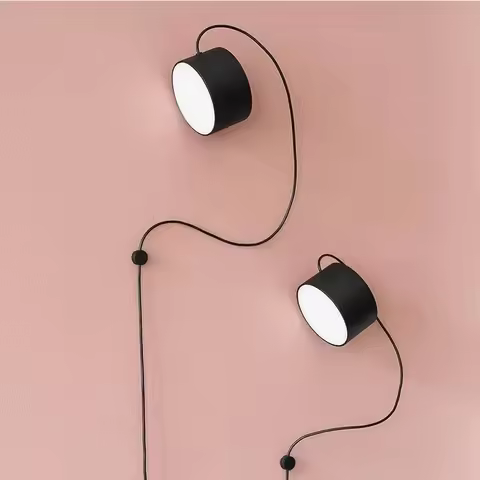 Muuto Post Wall Lamp Nordic Magnetic Lamp Simple Creative Round Small Lamp Bedside Light Sofa Living