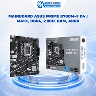 ASUS PRIME B760M-F D4 Mainboard | MATX, DDR4, 2 ram slots, ARGB,