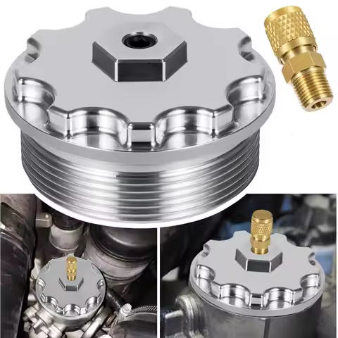 Fuel Filter Cap For Ford 6.0L Powerstroke Diesel 2003-2007 F250 F350 F450 F550 F650 F750 Excursion E