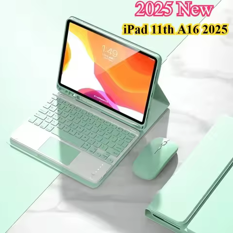 2025 New IPad A16 Case Touch Keyboard & Mouse Capa for Apple IPad 11th Generation 11inch A16 2025 Fu