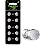 LR936 Batteries LR45 AG9 Battery 194 394 1.5v Alkaline Button Cell Watch Batteries (10 Count)
