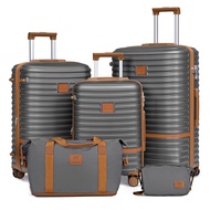 Joyway Luggage Set 3 Piece Suitcase Sets with Spinner Wheel,Hardside Expandable Travel Laggage with 