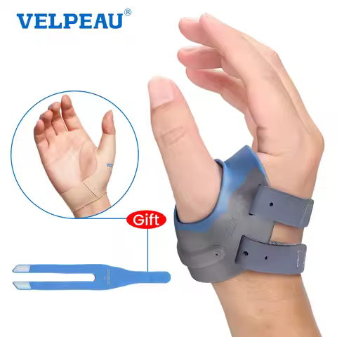 VELPEAU CMC Thumb Brace with Shape-memory Restriction Splint, Thumb CMC Joint Stabilizer for Thumb B