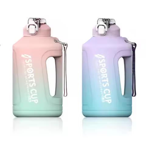 3 Liter Sport Water Bottle Motivational Leakproof Bottles Drinking Water Bottle Outdoor Travel Gym F