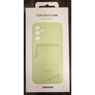 Samsung A34 Protective Case Card Holder Lime Glass Color