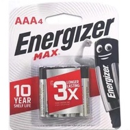 ENERGIZER MAX 4Pcs Alkaline AAA Alkaline Batteries