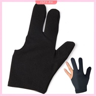 【Hot Seller】Snooker Billiard Glove Left Right Hand Pool Cue Glove Three Finger Open Glove