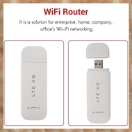 4G USB Dongle Wireless Modem 100Mbps with SIM Card Slot Pocket Mobile WiFi for Car Wireless Hotspot