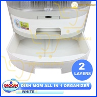 ☈ ▣ ✆ Orocan Dish Rack Cabinet, Dish Drainer, Dish Organizer 2 Layers Lagayan ng Plato